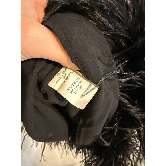 $361 Amanda Uprichard Lunaria Mini Dress Black Size XS - Picture 8 of 8